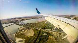 SUNNY SunExpress Boeing 737 Landing at Burgas Timelapse [upl. by Beora]