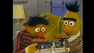 Classic Sesame Street  Bert and Ernie  Weighing Cherries [upl. by Acinorrev281]