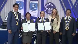 UPLA EN CEREMONIA RECIBE CERTIFICACIÓN INTERNACIONAL [upl. by Doty]