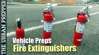 Fire Extinguishers Types Mounting amp Demo Vehicle Preps [upl. by Marras]