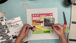 Scrapbook Process Whoa  Scraptember  Scrapbooking AGAIN [upl. by Anael]