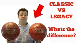 Spalding TF 1000 Classic Basketball VS TF 1000 Legacy Basketball [upl. by Ibba]