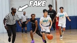 Fake Referee at Basketball Tournament Prank [upl. by Aholah428]