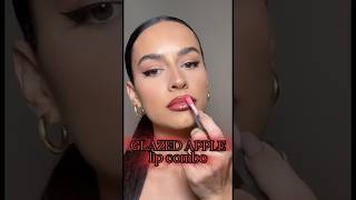 GLAZED APPLE lip combo tutorial makeuptutorial makeup recommended рек макияж мейк косметика [upl. by Odin332]