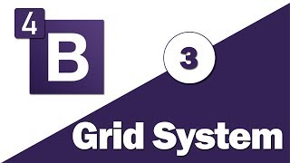 3   Bootstrap 4 Tutorial  Grid System  Part 1 [upl. by Esbensen]