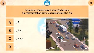 Examen théorique saaq Québec 2023  Sécurité routière au Canada Permis de conduire Quebec test 2 [upl. by Boarer740]