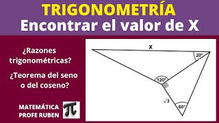 Trigonometrìa Ejercicio resuelto [upl. by Maletta371]