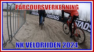 NK VELDRIJDEN 2024  Hoogeveen  GoPro lap  Verkenning  Recon Dutch Championship cyclocross [upl. by Olatha]