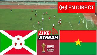 🔴EN DIRECT Burkina Faso contre Burundi  Éliminatoires AFCON 2025  Match en direct aujourdhui [upl. by Atiluap]