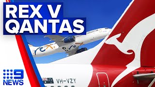 Rex accused Qantas of price gouging  9 News Australia [upl. by Sucramat]