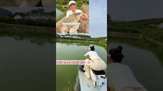 gái xinh đi câu gặp ông lão chủ hồ vui tính và cái kết fishing cauca short [upl. by Ycal]