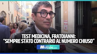 testmedicina FRATOIANNI “SEMPRE STATO CONTRARIO AL NUMERO CHIUSO” [upl. by Otrebire]