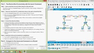 Packet Tracer  Test Connectivity with Traceroute [upl. by Llyrad725]