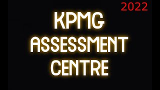 KPMG Assessment Centre 2022  Prepare with Ex Big Four Staff at Greenturncouk [upl. by Llehcal]