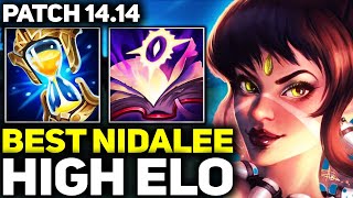 RANK 1 BEST NIDALEE DOMINATING HIGH ELO IN PATCH 1414  League of Legends [upl. by Ymor243]