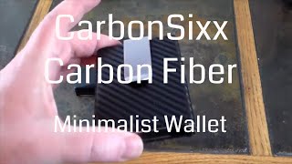 Carbonsixx RFID Blocking Carbon Wallet [upl. by Barrie130]