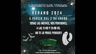 LABERINTO DEL TERROR 2024 en el LABERINTO LAS TONINA  LA COSTA [upl. by Rasure130]