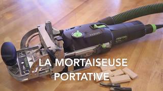 La Mortaiseuse portative Festool Domino DF 500 [upl. by Ahsiya]