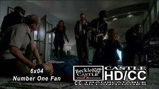 Castle 6x04 quotNumber One Fanquot Castle is Shot  Cheeseburgers as Code Word for Help HDCC [upl. by Ranice861]