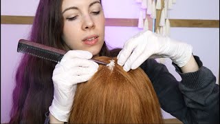 ASMR Satisfying Dandruff Removal amp Scalp Treatment😌 [upl. by Ardnaiek]