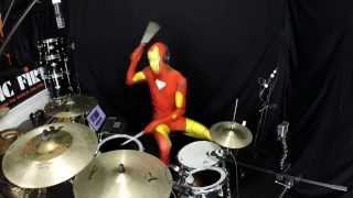 Iron Man  Drum Cover  Black Sabbath  Halloween Cover [upl. by Varin]