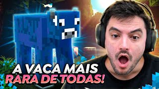 ENCONTREI A RARÍSSIMA VACA AZUL NO MINECRAFT 312 [upl. by Kraul]