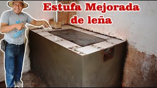 Estufa Mejorada de Leña o FogónEstufa Ecológica  Casa de Campo 3 [upl. by Reve]