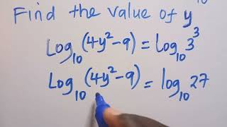 Logarithmic equation that has 2 possible values [upl. by Swisher]