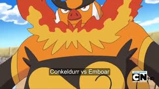 Pokemon AMV  ConkeldurrvsEmboar [upl. by Alano]