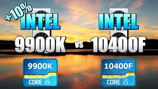 9900K vs 10400F  2060S CSGO Fortnite PUBG GTAV Overwatch [upl. by Bartholemy]