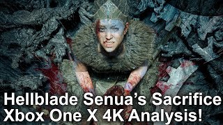 4K Hellblade Senuas Sacrifice Tech Analysis  Xbox One X Offers More Ways To Play [upl. by Trinidad12]