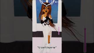 quotu cant layerquot  dti dresstoimpress Roblox Halloween trend trending [upl. by Josephina]