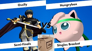 The ToGo Box 4  SemiFinals  Ossify Marth vs Liquid  Hungrybox Jigglypuff [upl. by Cargian]