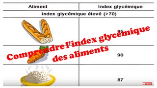 Comprendre lindex glycémique des aliments [upl. by Gemperle]