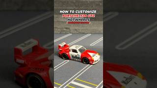 HOW TO CUSTOMIZE PORSCHE 993 GT2 hotwheels porsche diy howto custom cars [upl. by Calvin]