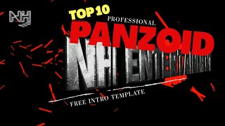 Top 10 PANZOID intro templates  1 [upl. by Nwahsuq]