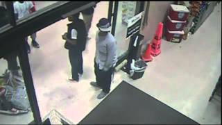 Surveillance video of Troutdale Albertsons flash mob robbery [upl. by Ahsinor]