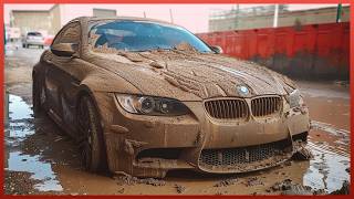 Cleaning the DIRTIEST Car in the World for ONLY 300  Satisfying Car Cleaning by Cxsound [upl. by Alrich]