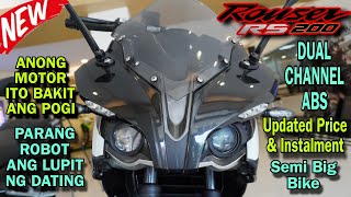 Kawasaki BAJAJ ROUSER RS 200 Mapormang Semi Big Bike Astig ng Design [upl. by Torto]