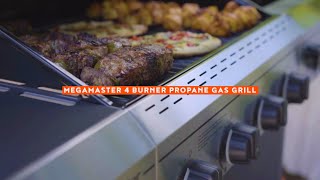 Why Buy The Megamaster 4 Burner Gas Grill [upl. by Woolcott]