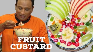 Fruit custard recipe my childhood favourite fruit custard summer special recipe MIlKMAID [upl. by Novehc]