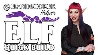 Handbooker Helper Elf Quick Build [upl. by Llednor]