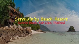 Where to stay on Koh Lipe island  Serendipity Beach Resort review [upl. by Anaiek]