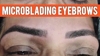 Microblading Eyebrows Service at Kannur Kerala [upl. by Mchugh605]