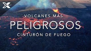 ¿Cuáles son los Volcanes Más Peligrosos del Cinturón de Fuego del Pacífico [upl. by Ellenod]