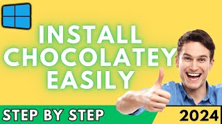 How to Install Chocolatey in Windows 11 2024 [upl. by Narad269]