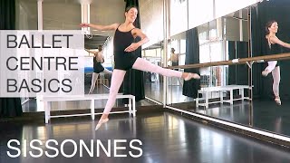 SISSONNE amp TEMPS DE CUISSE for beginners  Ballet Centre Basics  natalie danza [upl. by Megen]