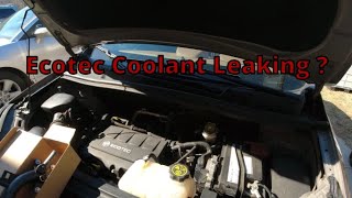 How To Repair A Coolant Leak On A GM Ecotec Engine [upl. by Alracal]