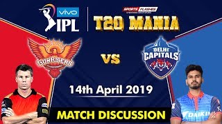 Hyderabad Vs Delhi T20  Live Scores and Analysis English  IPL 2019 [upl. by Lassiter]