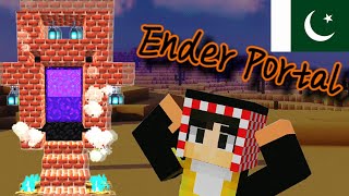 how to make nether portal easy tutorial [upl. by Wagner725]